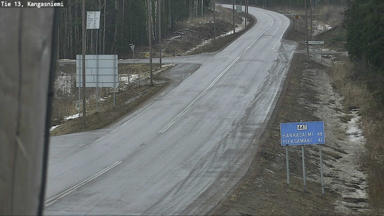 Weather Camera Image Väg 13 Kangasniemi, Kangasniemi, Etelä-Savo