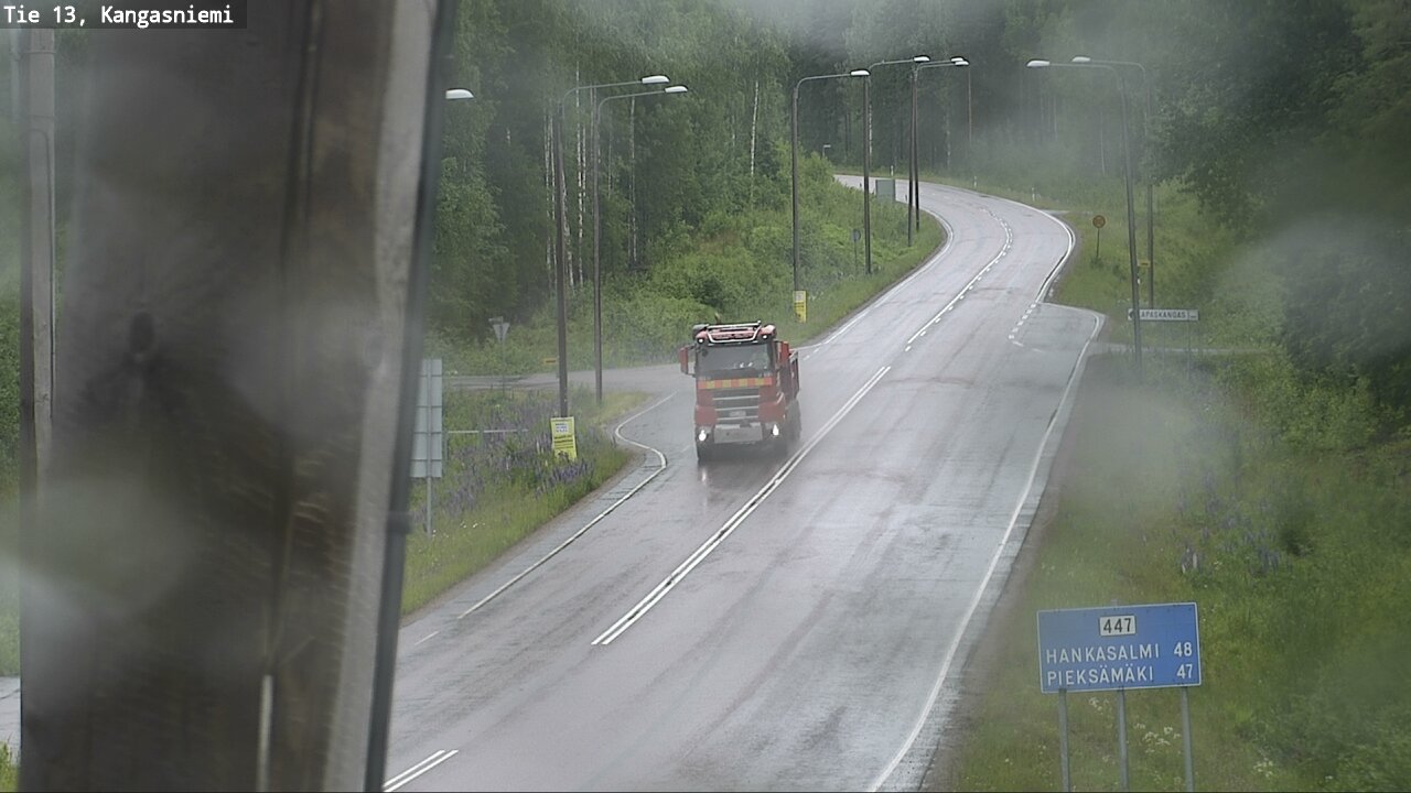 Weather Camera Image Väg 13 Kangasniemi, Kangasniemi, Etelä-Savo