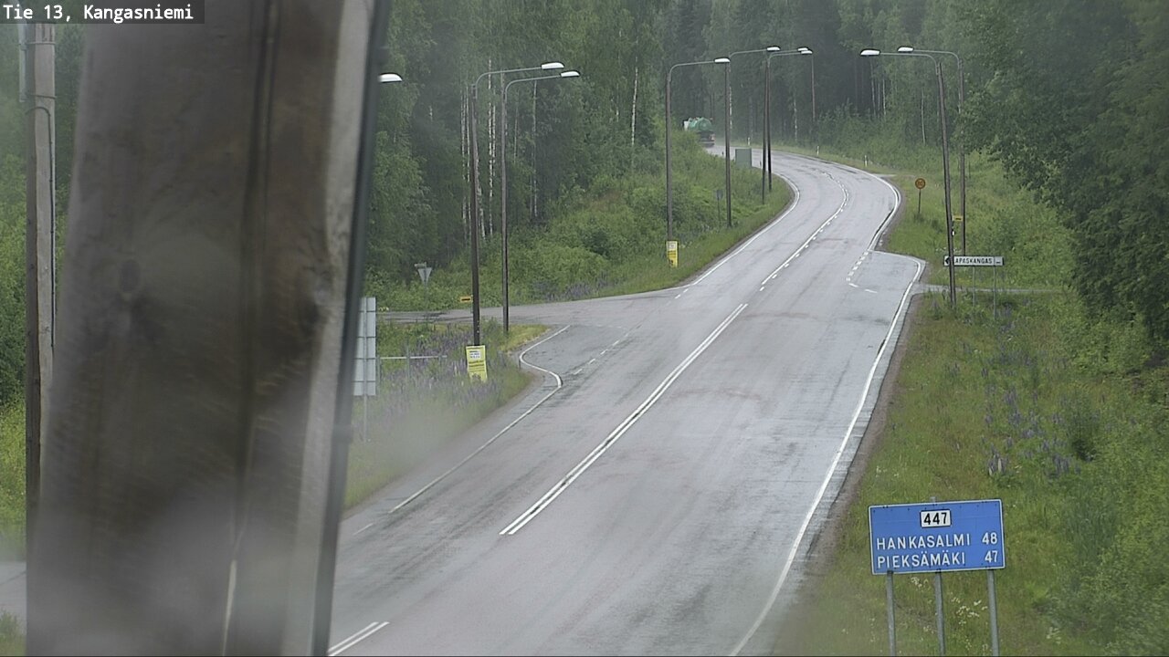 Weather Camera Image Väg 13 Kangasniemi, Kangasniemi, Etelä-Savo