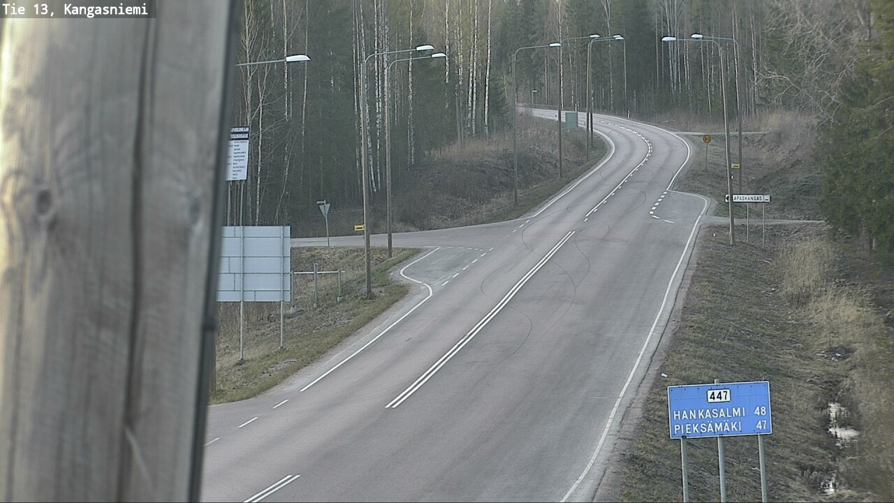 Weather Camera Image Väg 13 Kangasniemi, Kangasniemi, Etelä-Savo