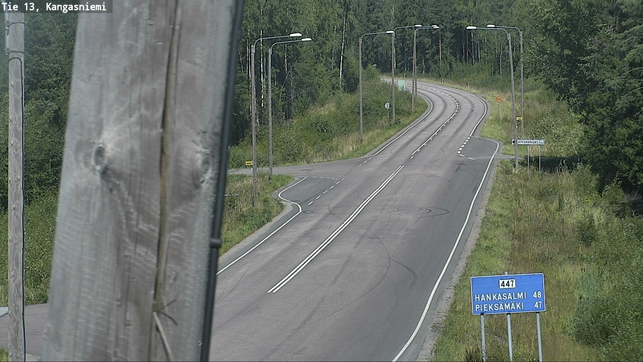 Weather Camera Image Väg 13 Kangasniemi, Kangasniemi, Etelä-Savo
