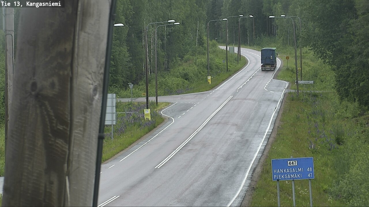 Weather Camera Image Väg 13 Kangasniemi, Kangasniemi, Etelä-Savo