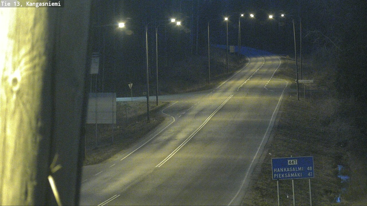 Weather Camera Image Väg 13 Kangasniemi, Kangasniemi, Etelä-Savo