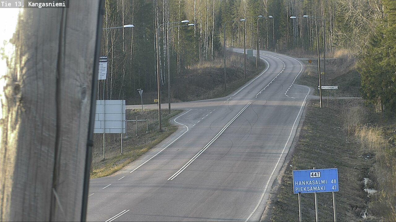 Weather Camera Image Väg 13 Kangasniemi, Kangasniemi, Etelä-Savo