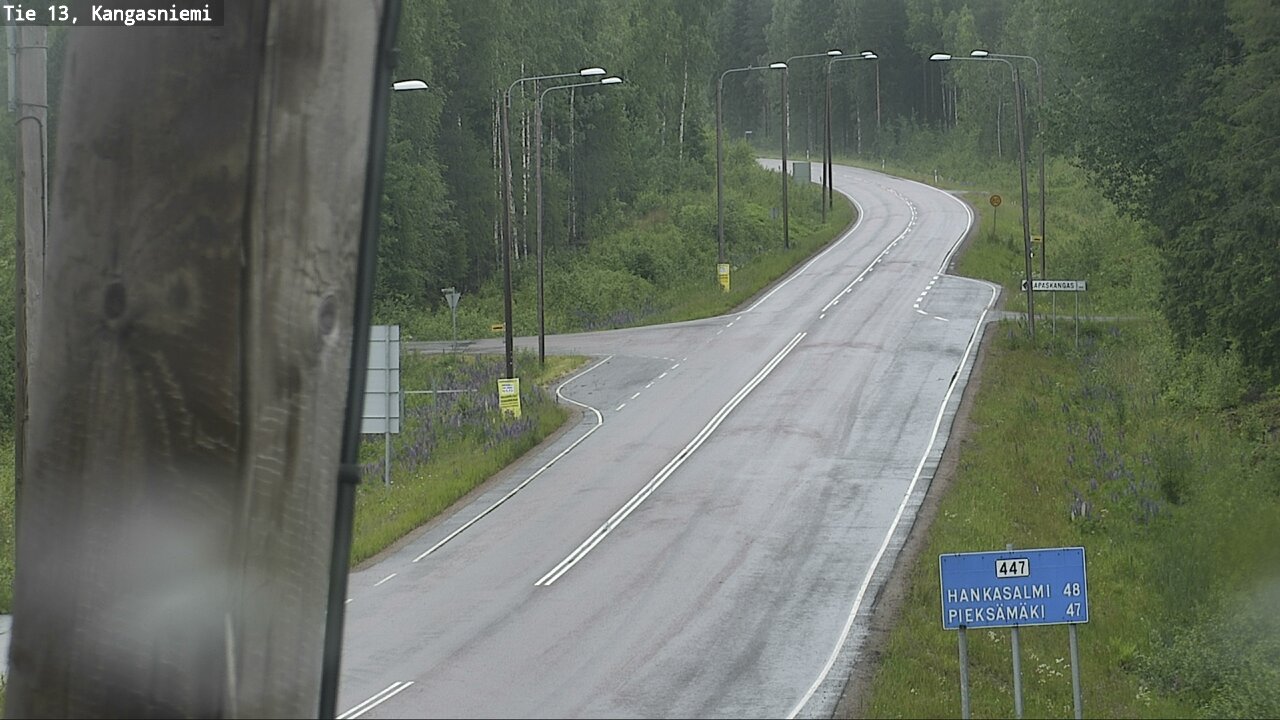 Weather Camera Image Väg 13 Kangasniemi, Kangasniemi, Etelä-Savo