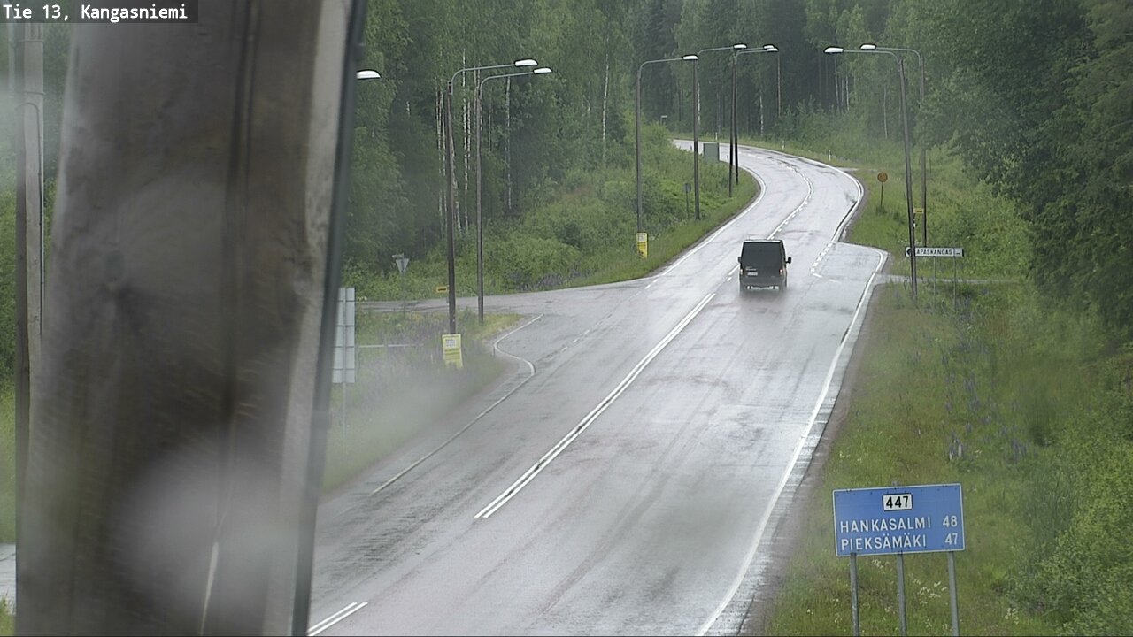 Weather Camera Image Väg 13 Kangasniemi, Kangasniemi, Etelä-Savo
