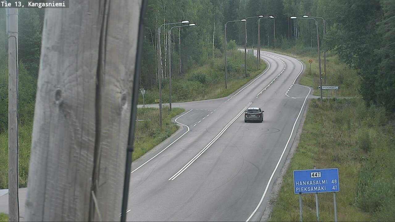 Weather Camera Image Väg 13 Kangasniemi, Kangasniemi, Etelä-Savo
