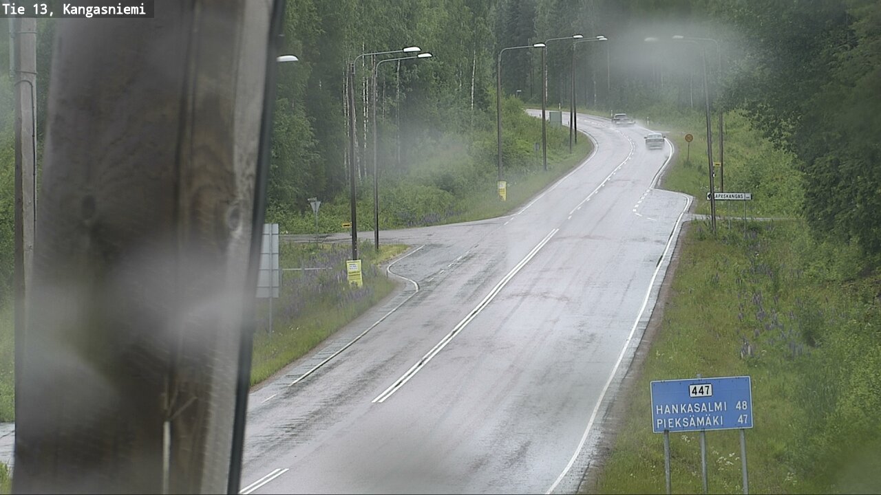 Weather Camera Image Väg 13 Kangasniemi, Kangasniemi, Etelä-Savo