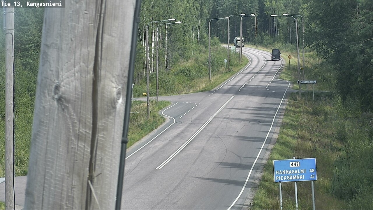 Weather Camera Image Väg 13 Kangasniemi, Kangasniemi, Etelä-Savo