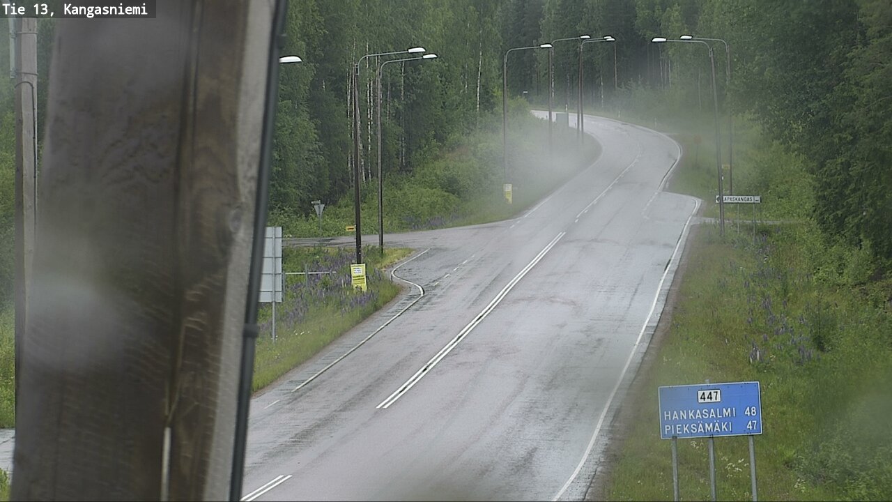 Weather Camera Image Väg 13 Kangasniemi, Kangasniemi, Etelä-Savo