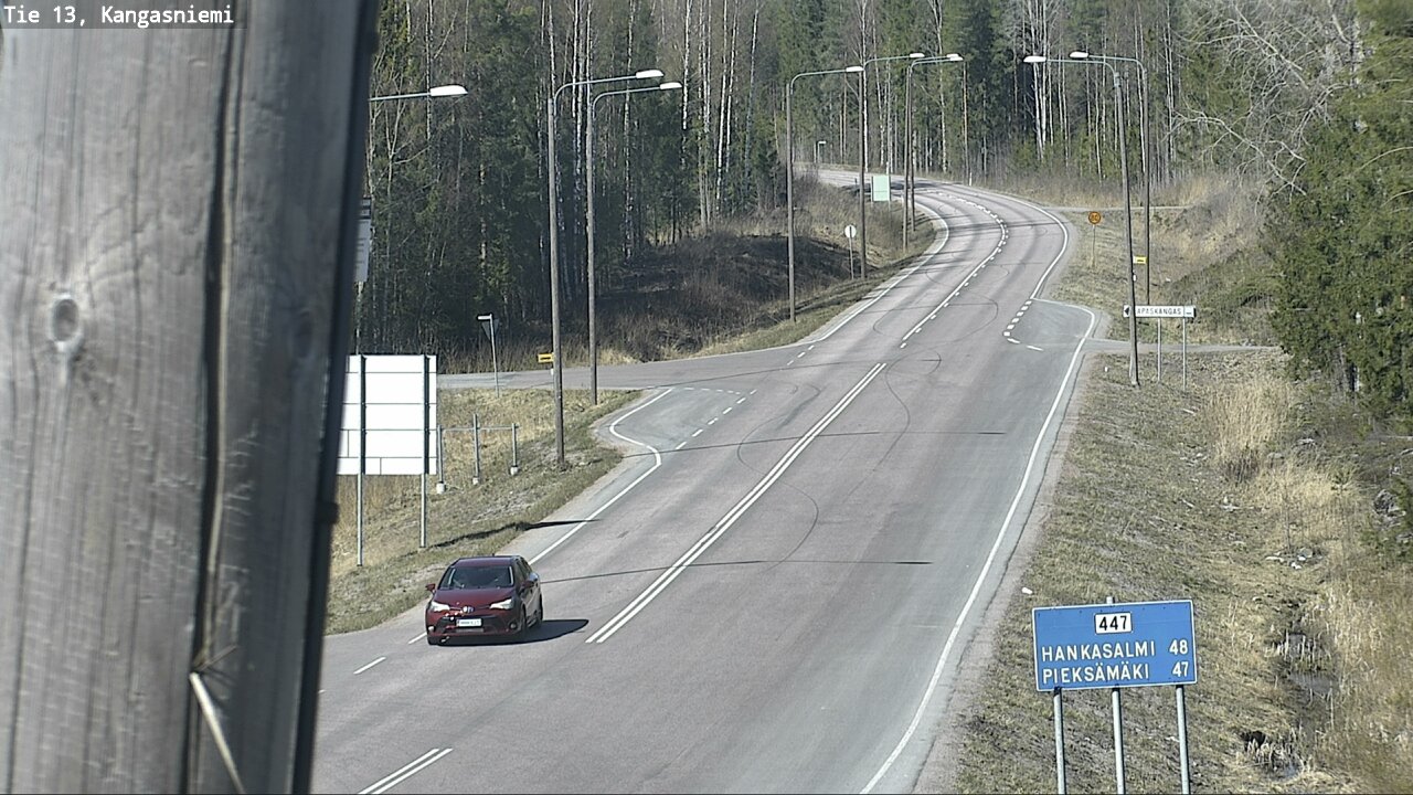 Weather Camera Image Väg 13 Kangasniemi, Kangasniemi, Etelä-Savo