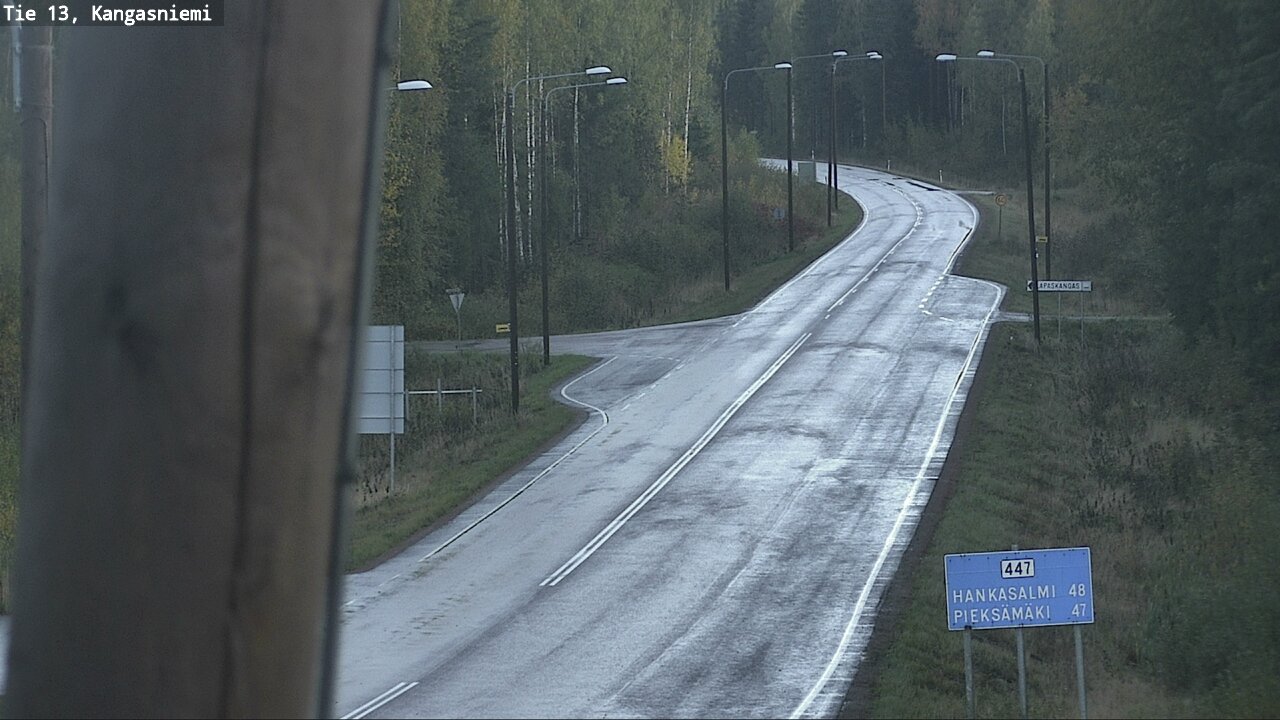 Weather Camera Image Road 13 Kangasniemi, Kangasniemi, Etelä-Savo