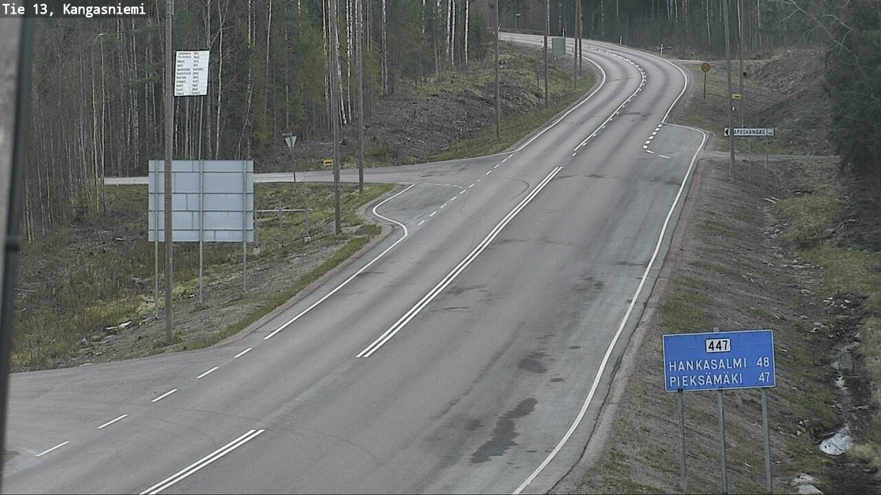 Weather Camera Image Road 13 Kangasniemi, Kangasniemi, Etelä-Savo