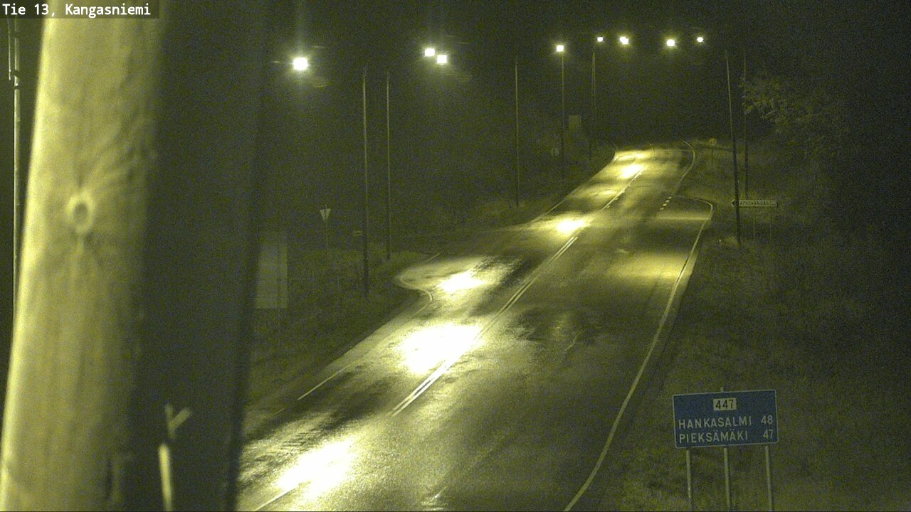 Weather Camera Image Road 13 Kangasniemi, Kangasniemi, Etelä-Savo