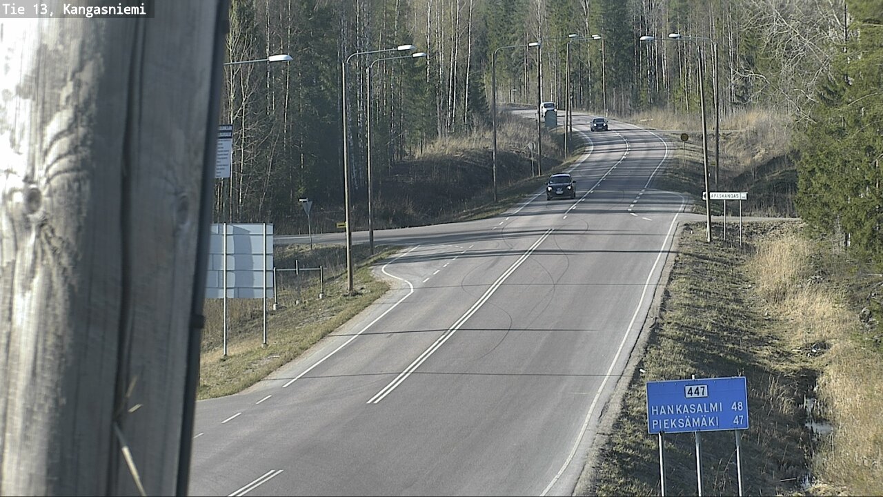 Weather Camera Image Väg 13 Kangasniemi, Kangasniemi, Etelä-Savo