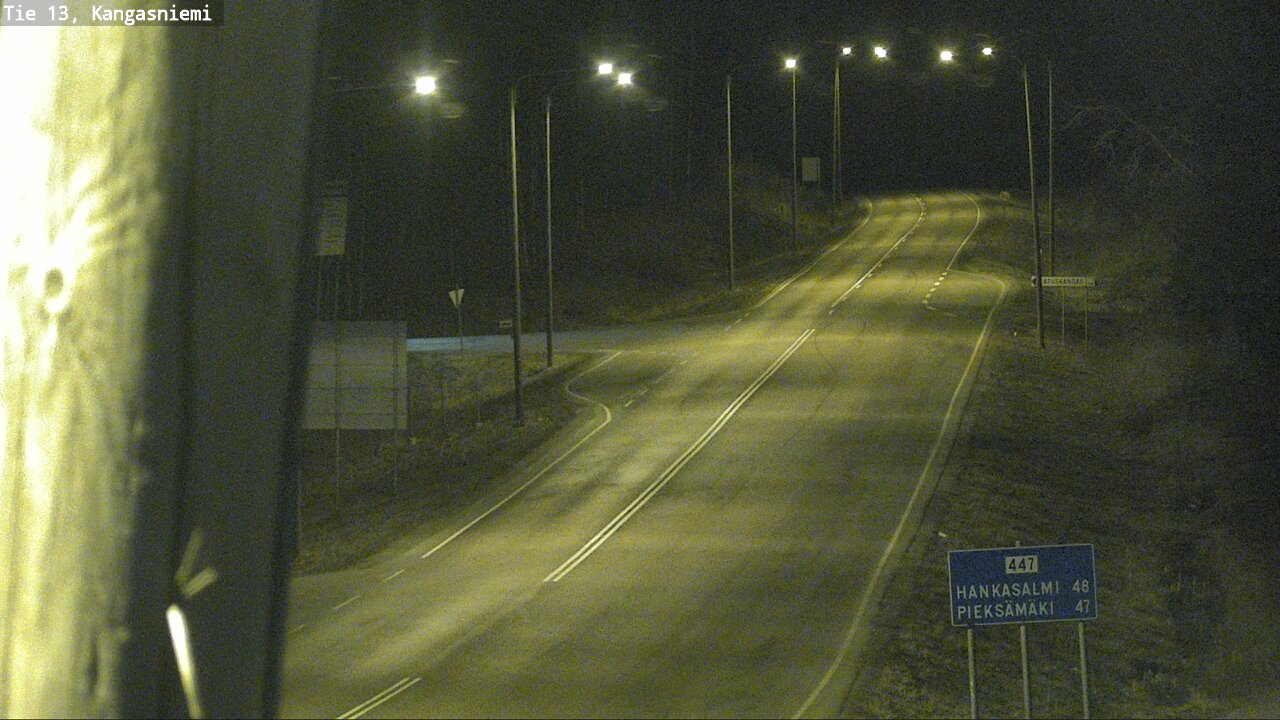 Weather Camera Image Väg 13 Kangasniemi, Kangasniemi, Etelä-Savo