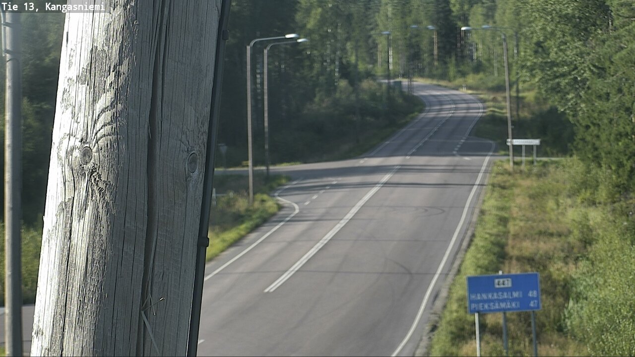 Weather Camera Image Väg 13 Kangasniemi, Kangasniemi, Etelä-Savo