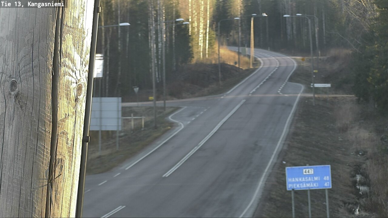Weather Camera Image Väg 13 Kangasniemi, Kangasniemi, Etelä-Savo