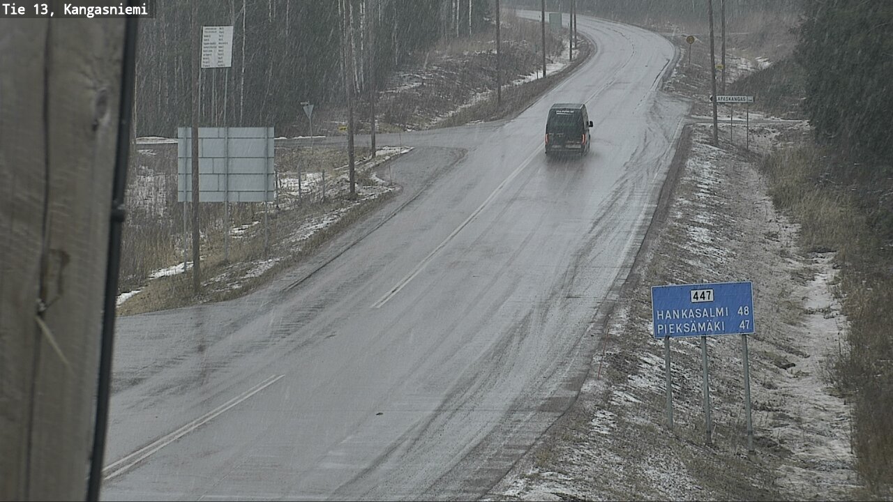 Weather Camera Image Väg 13 Kangasniemi, Kangasniemi, Etelä-Savo