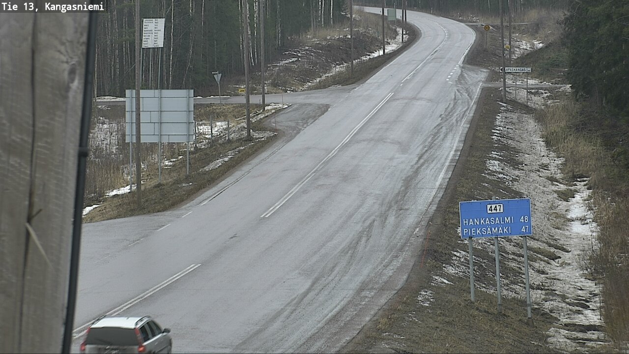 Weather Camera Image Väg 13 Kangasniemi, Kangasniemi, Etelä-Savo
