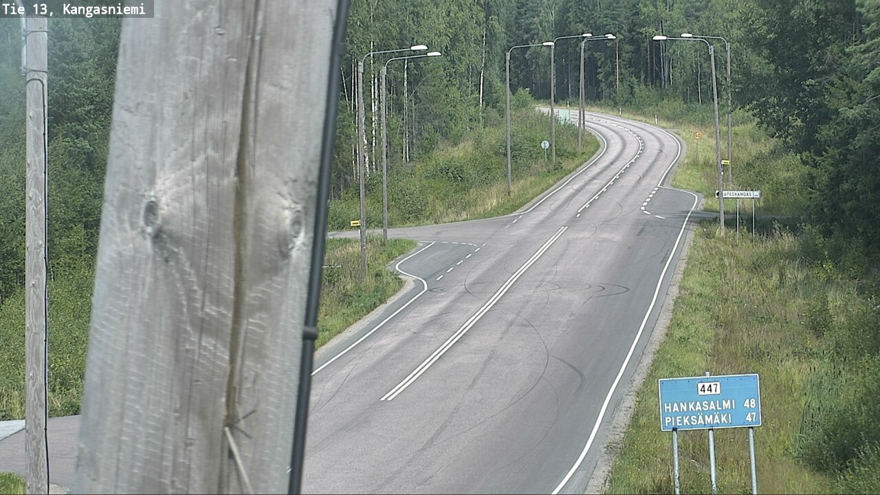 Weather Camera Image Väg 13 Kangasniemi, Kangasniemi, Etelä-Savo