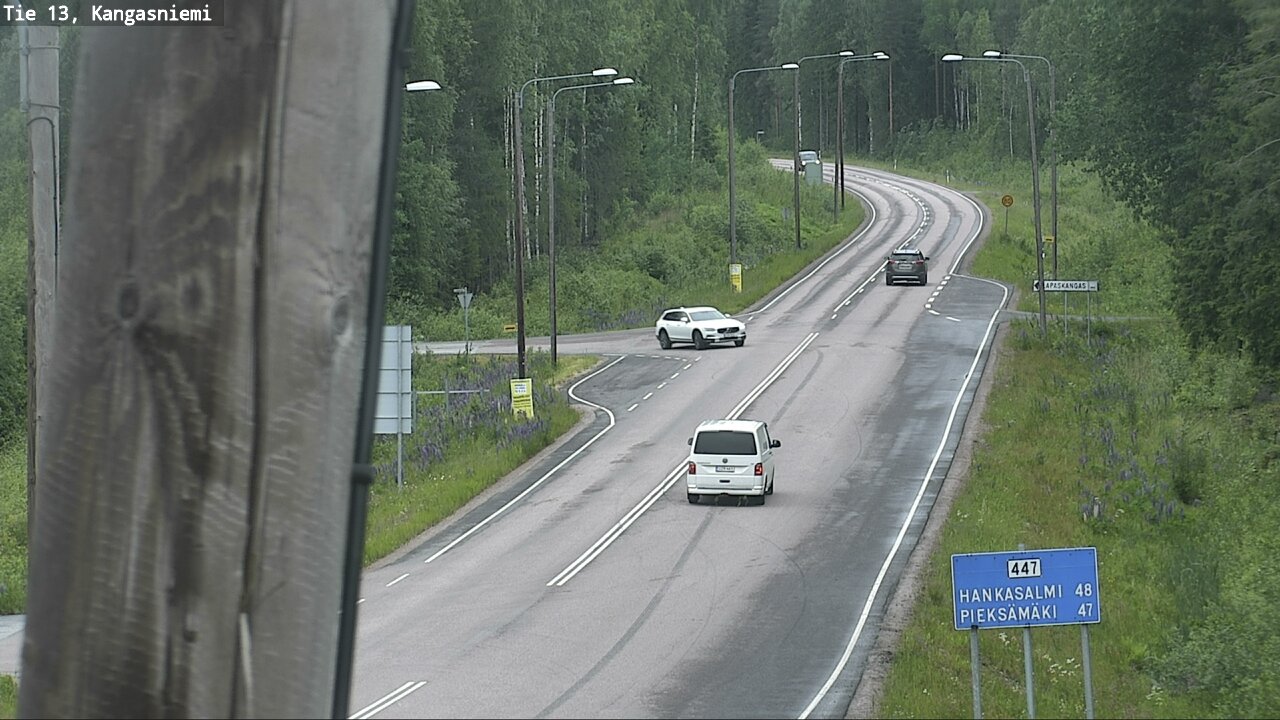 Weather Camera Image Väg 13 Kangasniemi, Kangasniemi, Etelä-Savo
