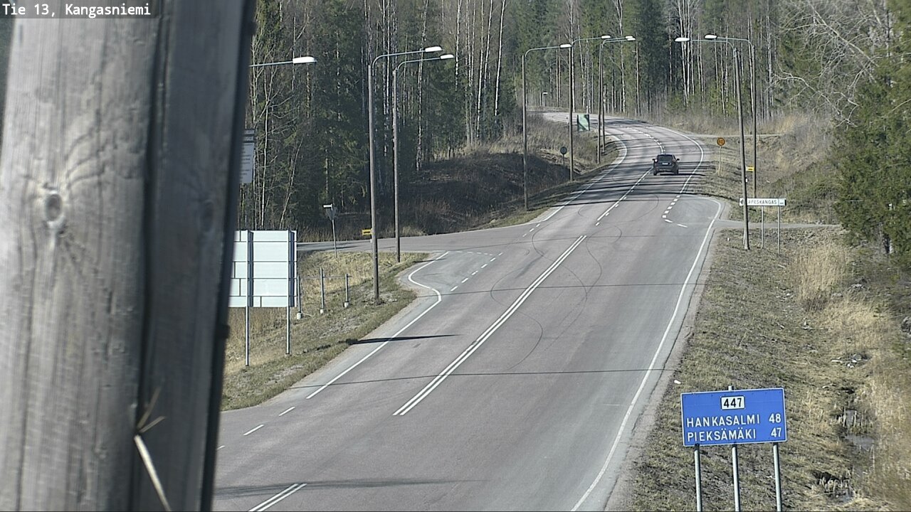 Weather Camera Image Väg 13 Kangasniemi, Kangasniemi, Etelä-Savo