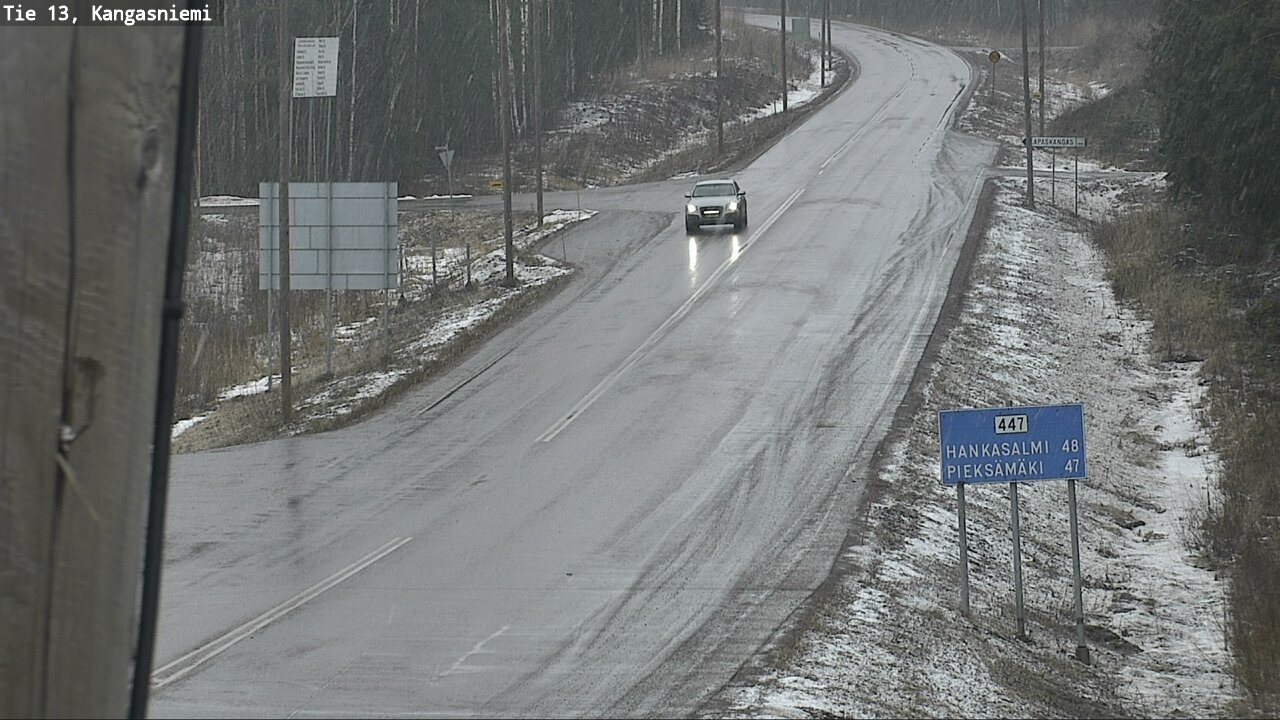 Weather Camera Image Väg 13 Kangasniemi, Kangasniemi, Etelä-Savo