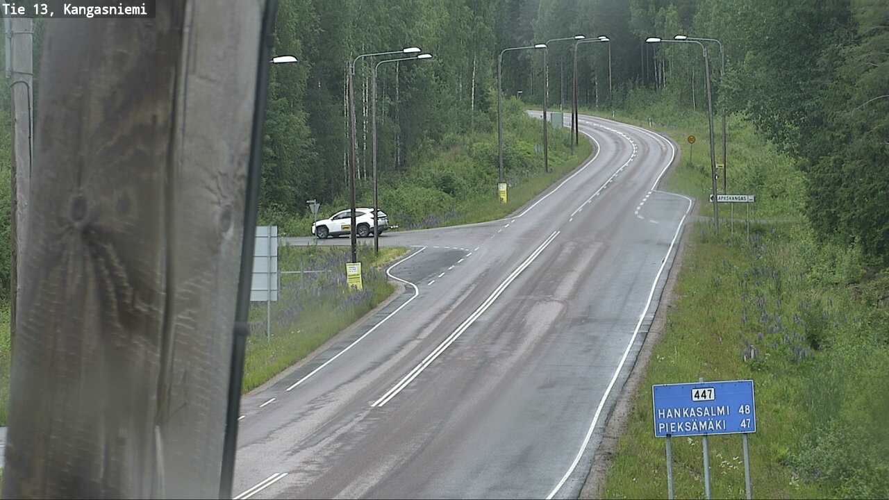 Weather Camera Image Väg 13 Kangasniemi, Kangasniemi, Etelä-Savo
