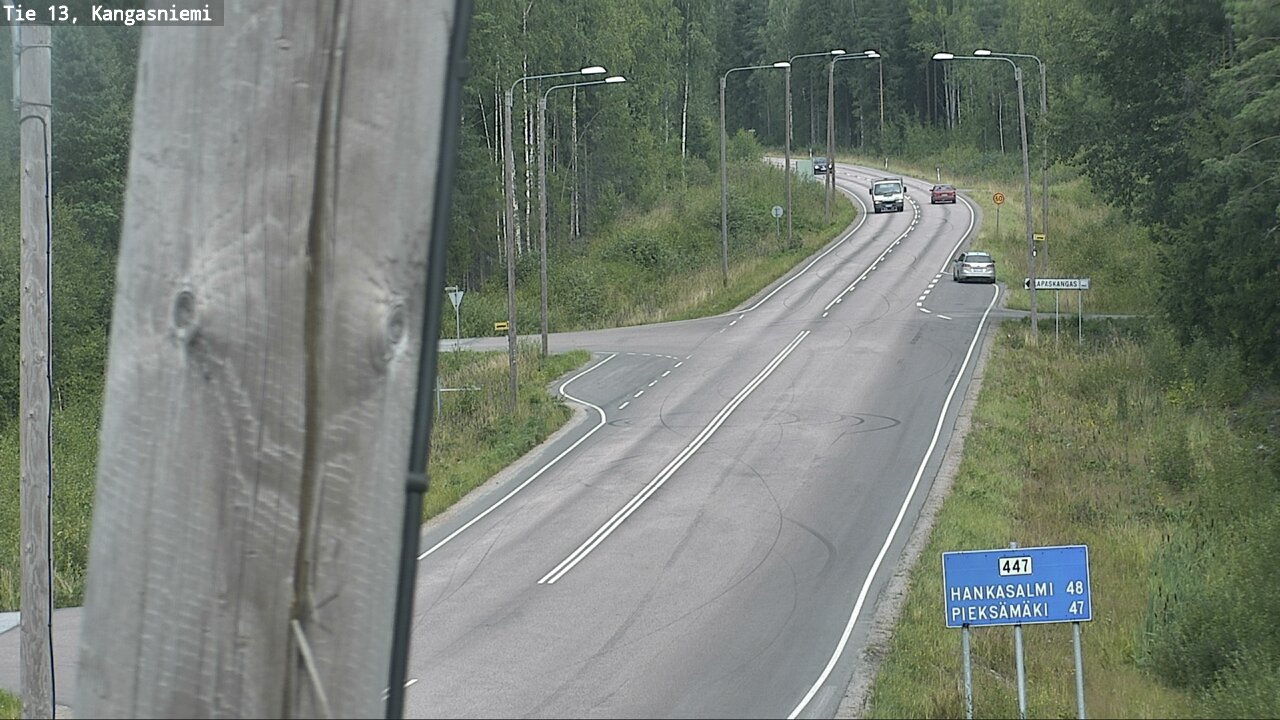 Weather Camera Image Road 13 Kangasniemi, Kangasniemi, Etelä-Savo