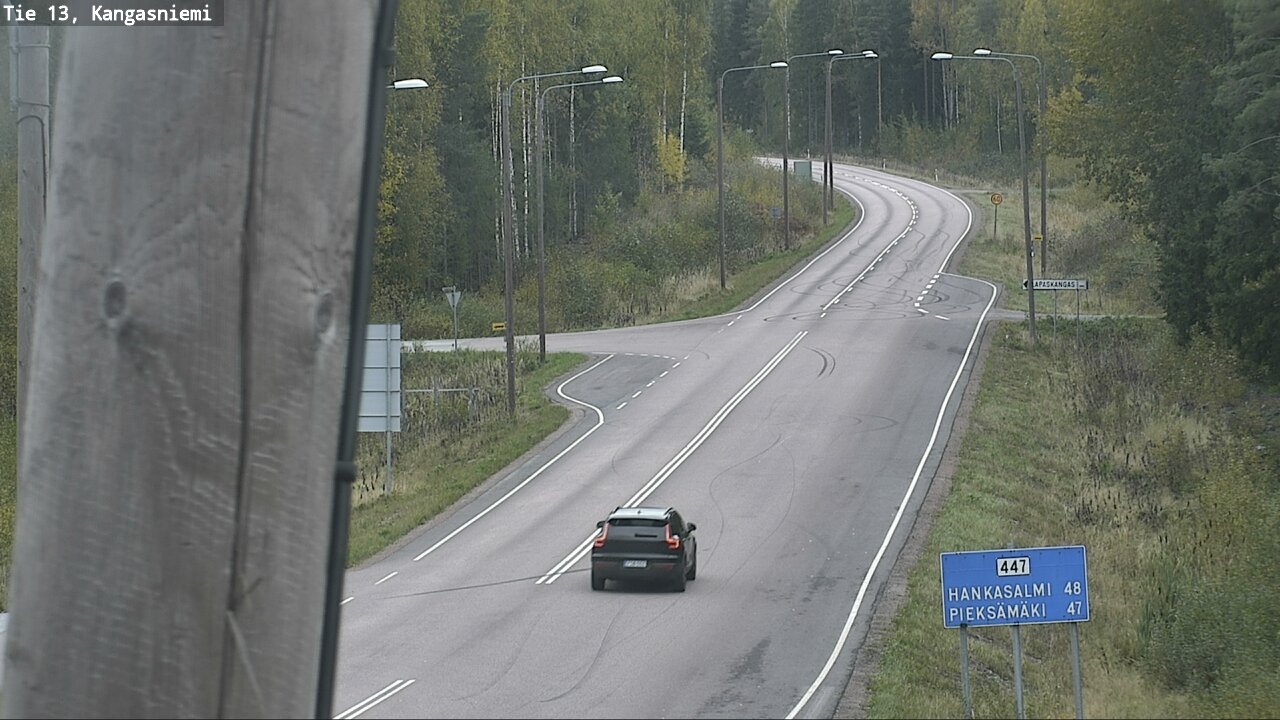 Weather Camera Image Road 13 Kangasniemi, Kangasniemi, Etelä-Savo