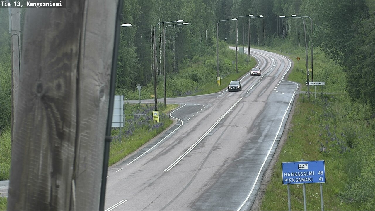 Weather Camera Image Väg 13 Kangasniemi, Kangasniemi, Etelä-Savo