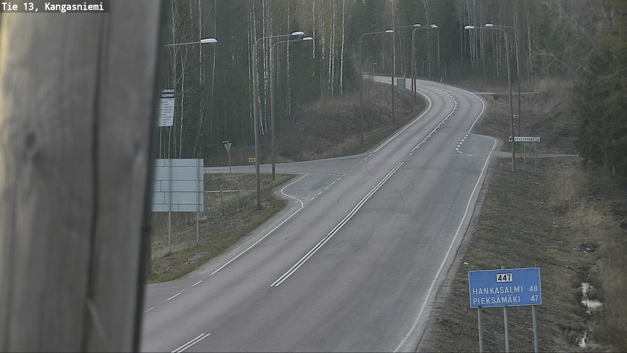 Weather Camera Image Väg 13 Kangasniemi, Kangasniemi, Etelä-Savo