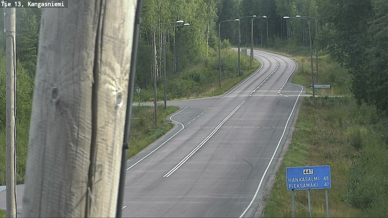 Weather Camera Image Väg 13 Kangasniemi, Kangasniemi, Etelä-Savo