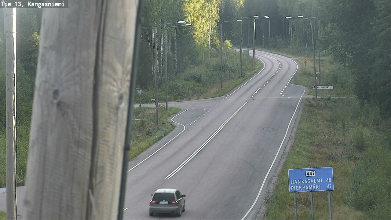 Weather Camera Image Väg 13 Kangasniemi, Kangasniemi, Etelä-Savo