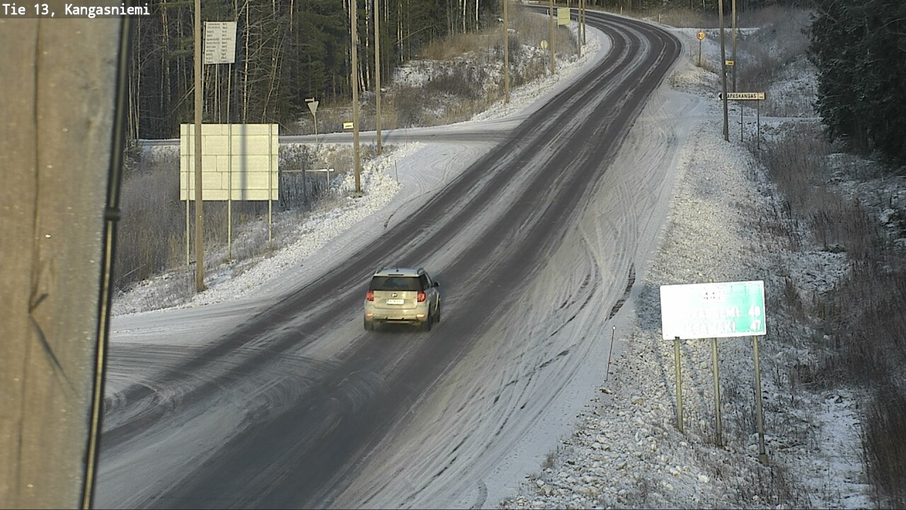 Kelikamerat Kuva Tie 13 Kangasniemi, Kangasniemi, Etelä-Savo