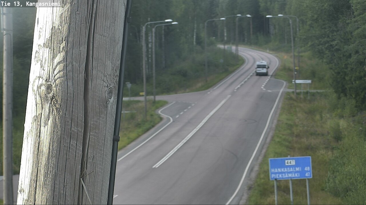 Weather Camera Image Väg 13 Kangasniemi, Kangasniemi, Etelä-Savo