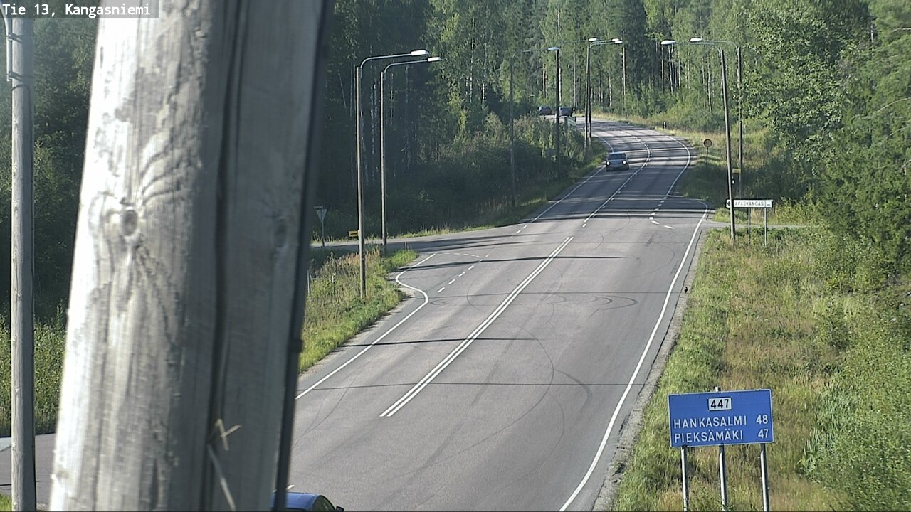 Weather Camera Image Väg 13 Kangasniemi, Kangasniemi, Etelä-Savo