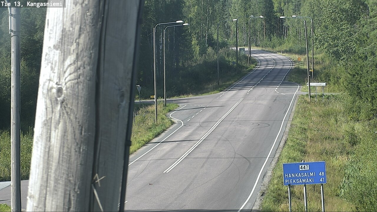 Weather Camera Image Väg 13 Kangasniemi, Kangasniemi, Etelä-Savo