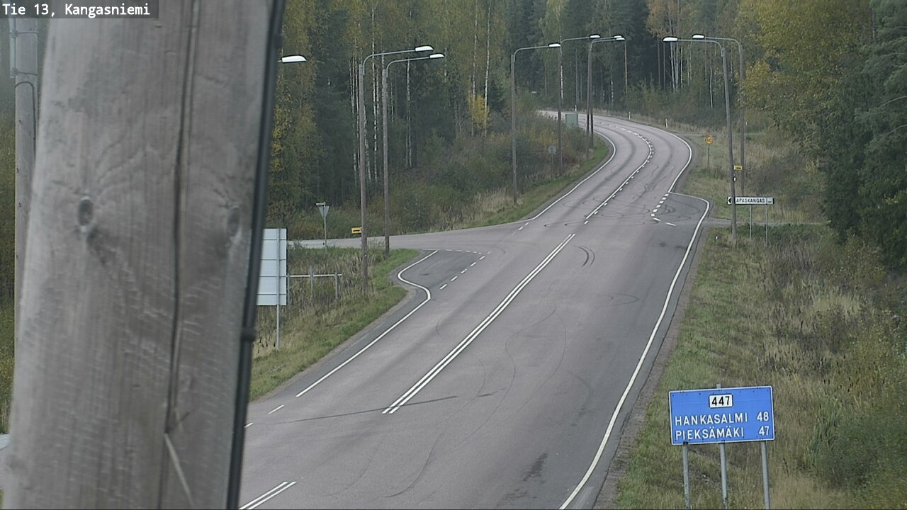 Weather Camera Image Road 13 Kangasniemi, Kangasniemi, Etelä-Savo