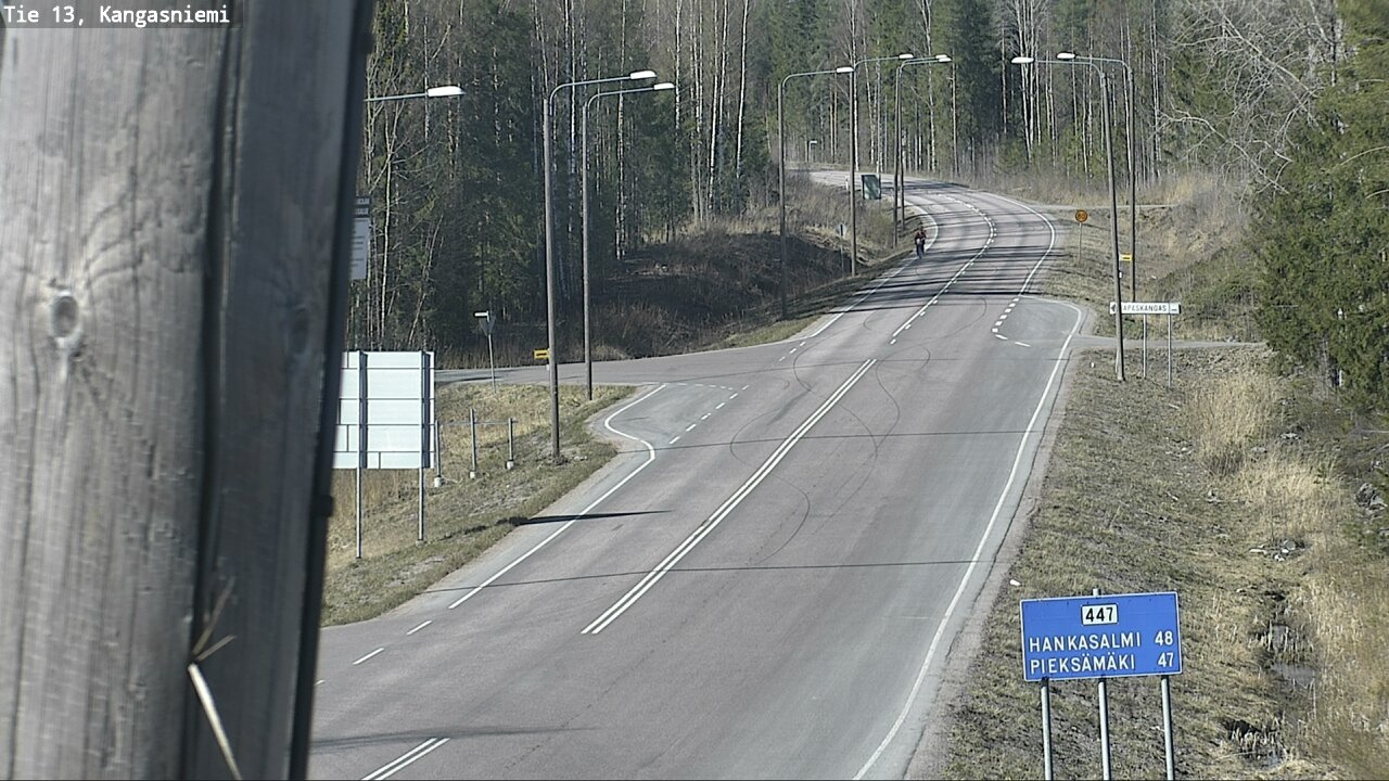 Weather Camera Image Väg 13 Kangasniemi, Kangasniemi, Etelä-Savo