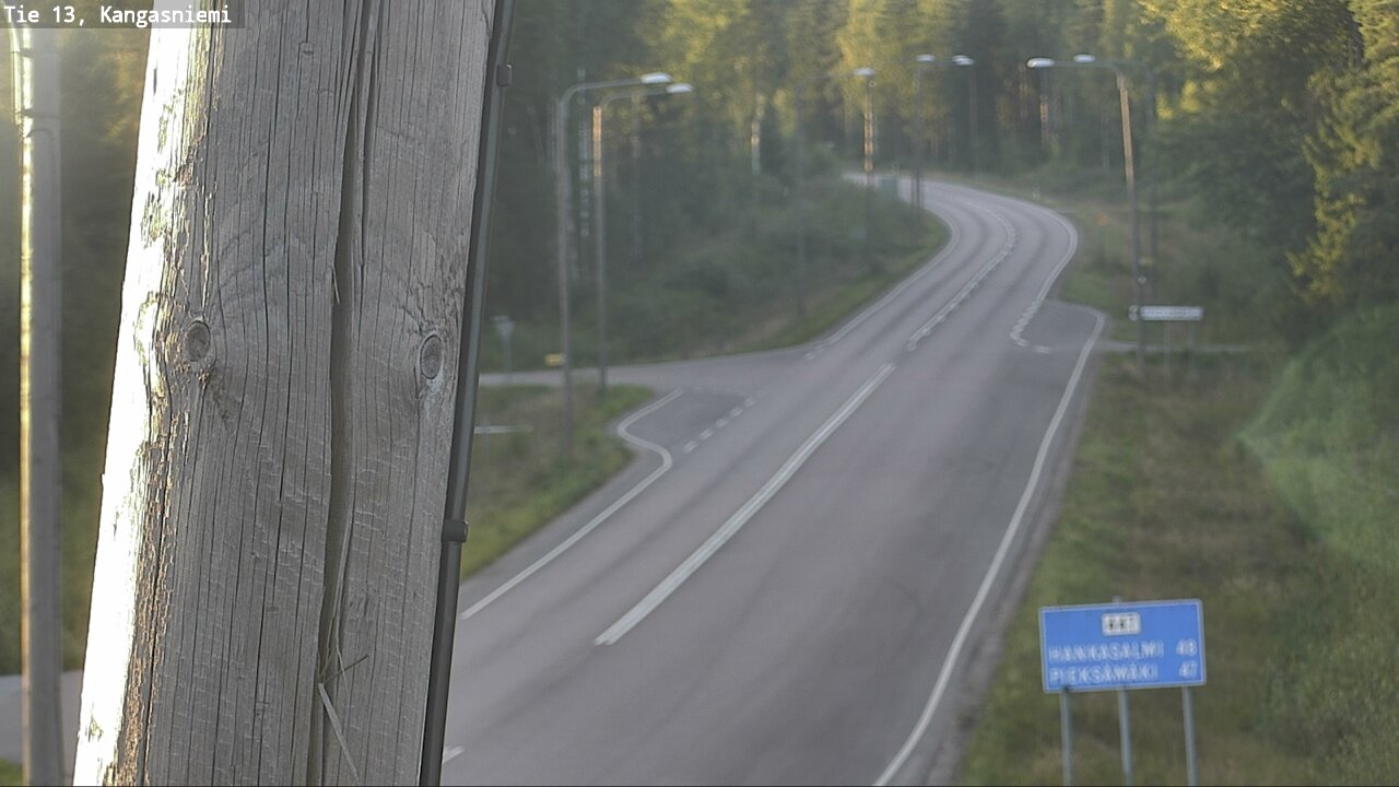 Weather Camera Image Väg 13 Kangasniemi, Kangasniemi, Etelä-Savo