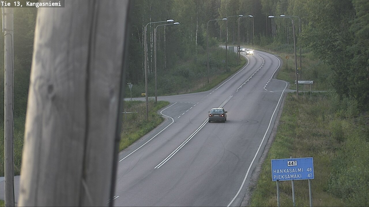 Weather Camera Image Väg 13 Kangasniemi, Kangasniemi, Etelä-Savo