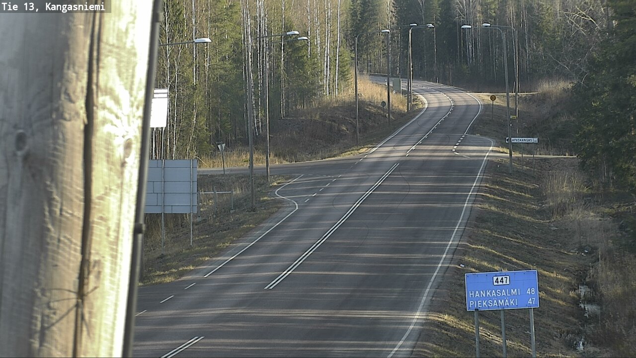 Weather Camera Image Väg 13 Kangasniemi, Kangasniemi, Etelä-Savo