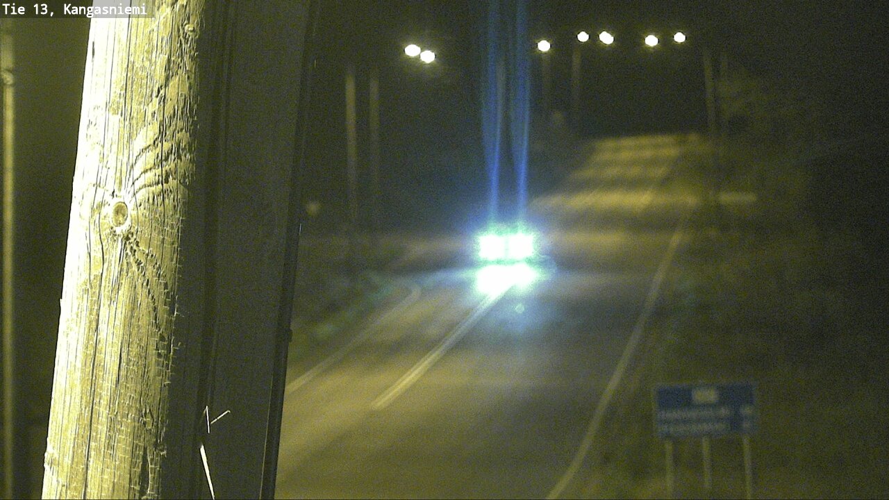 Weather Camera Image Väg 13 Kangasniemi, Kangasniemi, Etelä-Savo