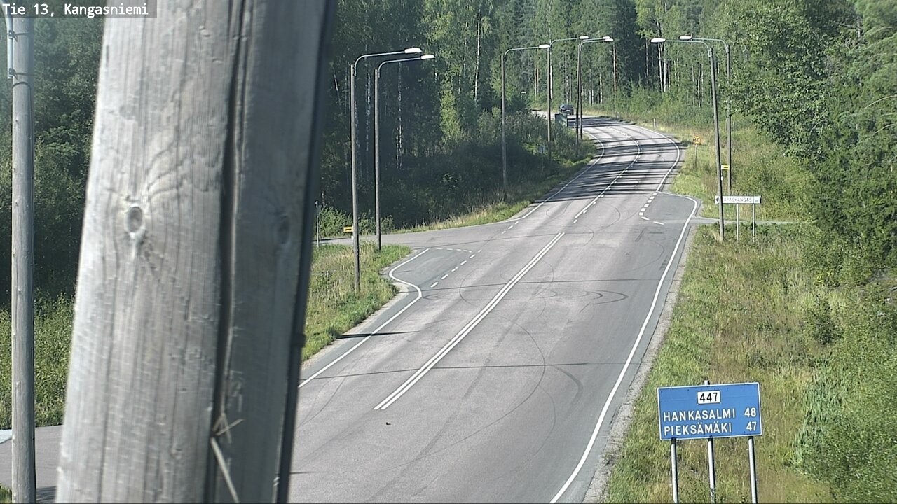 Weather Camera Image Väg 13 Kangasniemi, Kangasniemi, Etelä-Savo