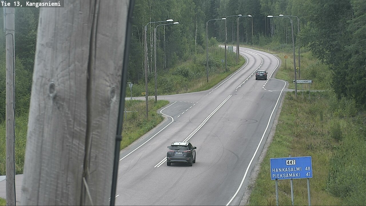 Weather Camera Image Väg 13 Kangasniemi, Kangasniemi, Etelä-Savo