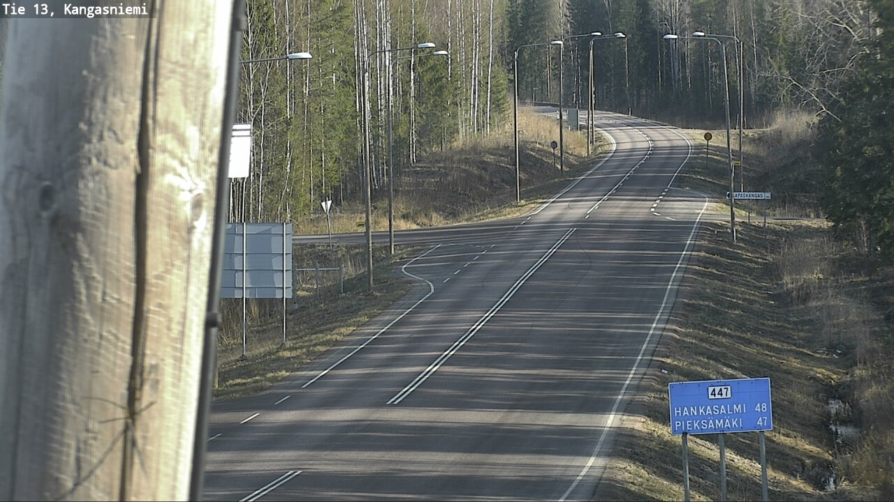 Weather Camera Image Väg 13 Kangasniemi, Kangasniemi, Etelä-Savo
