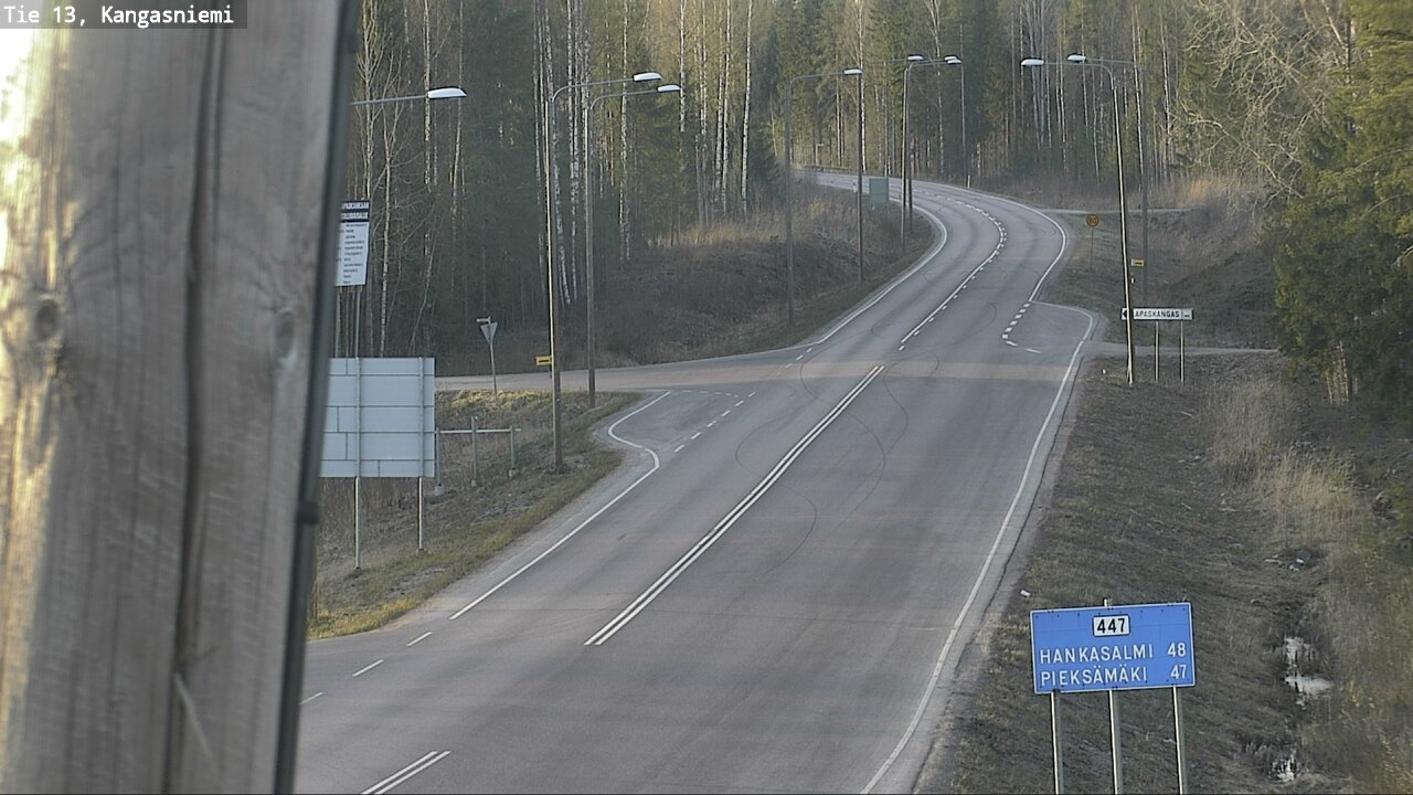 Weather Camera Image Väg 13 Kangasniemi, Kangasniemi, Etelä-Savo