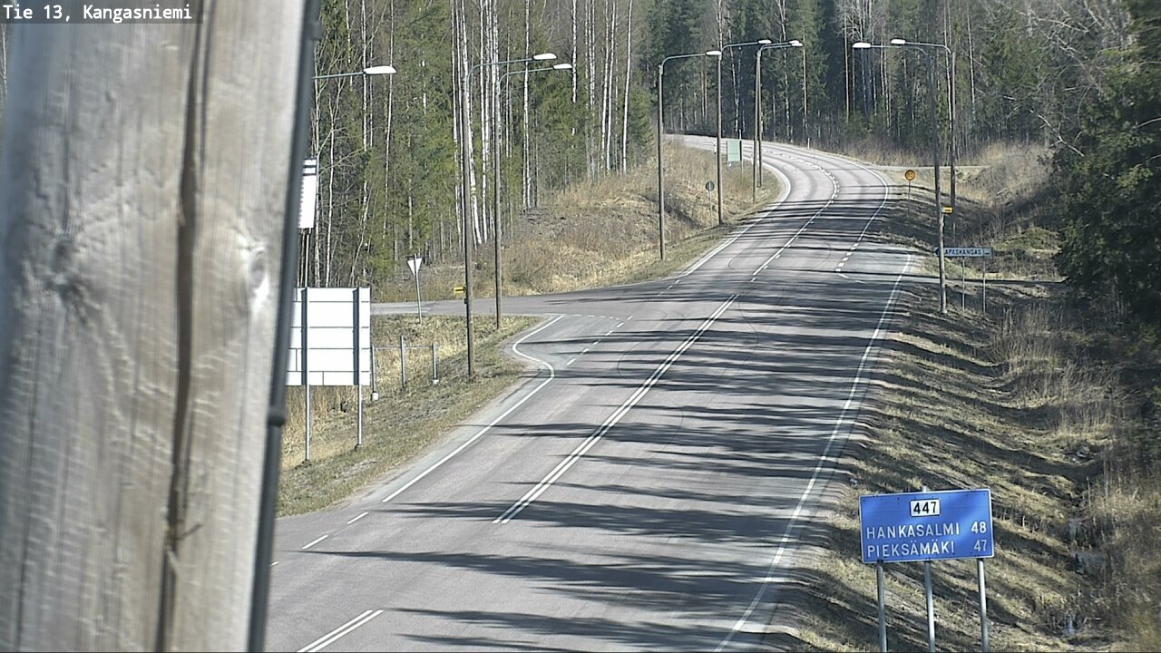 Weather Camera Image Väg 13 Kangasniemi, Kangasniemi, Etelä-Savo
